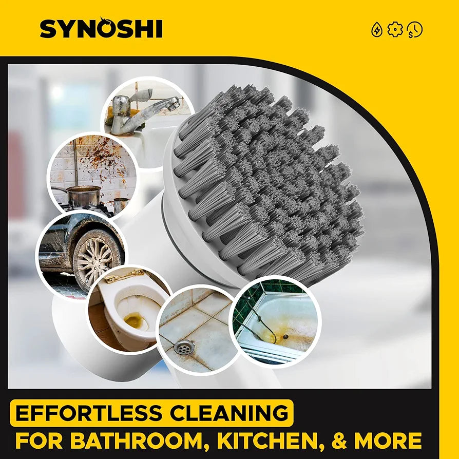 Synoshi electric spin scrubber