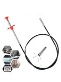 Drain snake clog remover