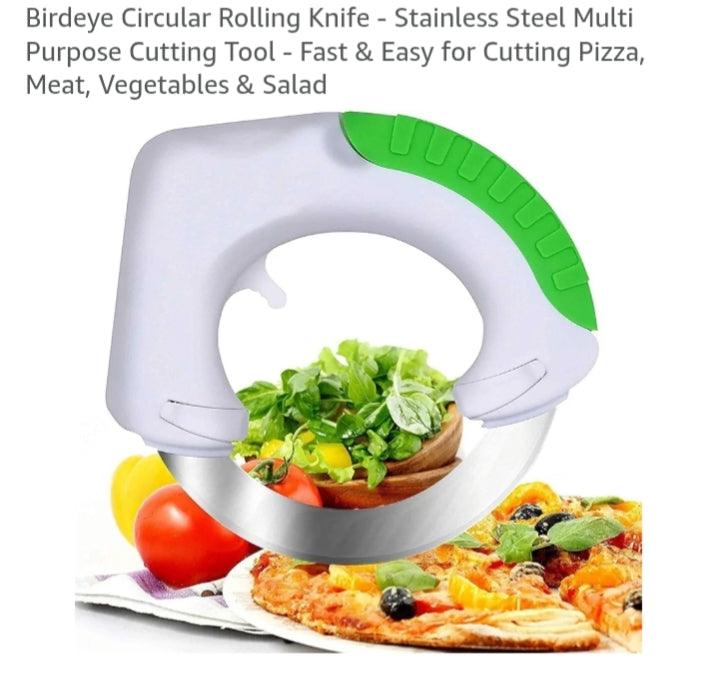 Stainless steel circular rolling knife