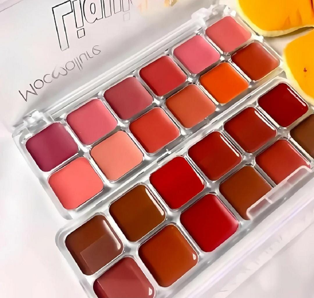 Mocallure 12 color cream lipsticks palette