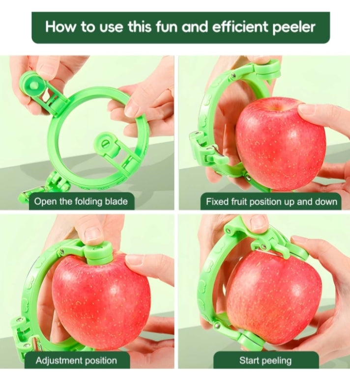 Double headed peeler