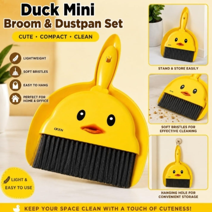 Dust pan and brush