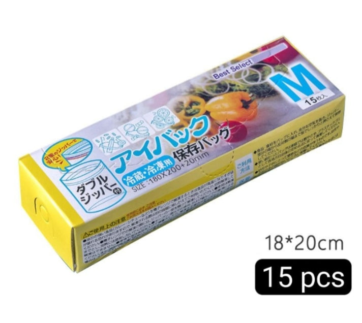 Ziplock Freezer bags(M)