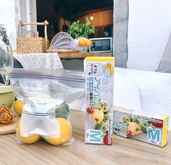 Ziplock Freezer bags(M)