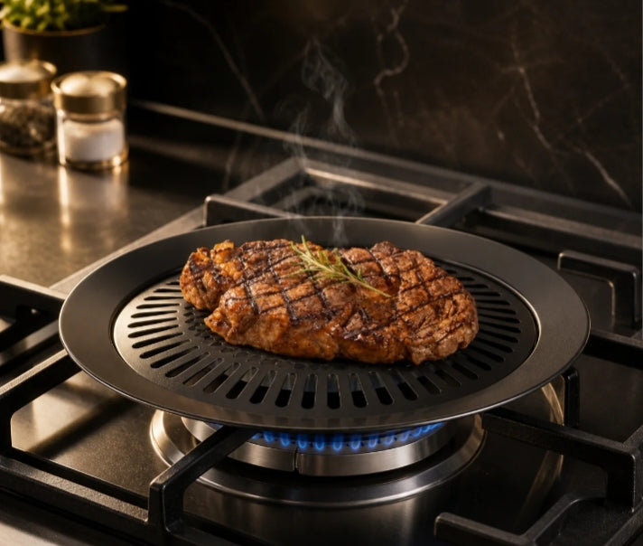Smokeless BBQ Grill Pan